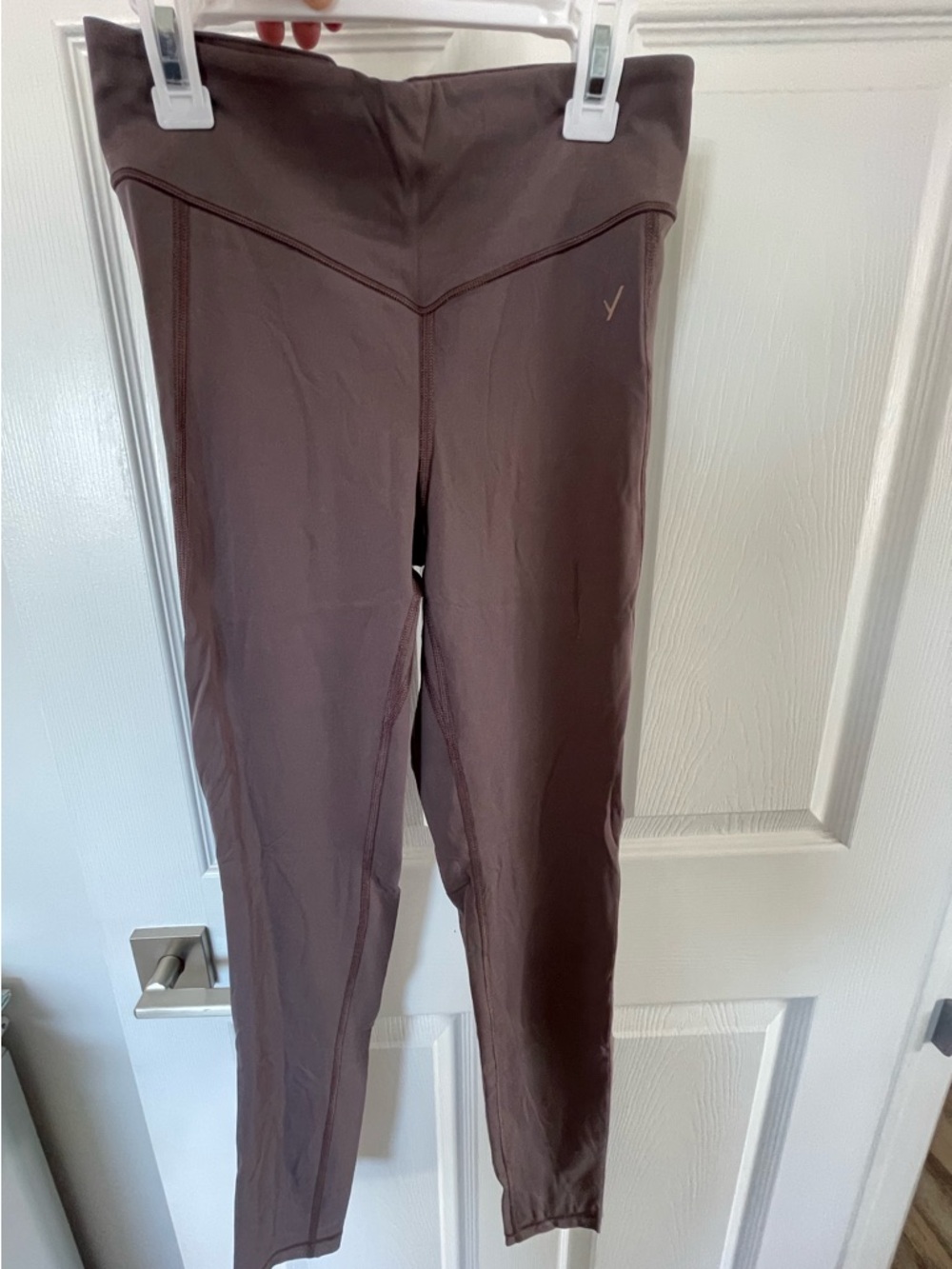 High-Waist Brown Performance Leggings